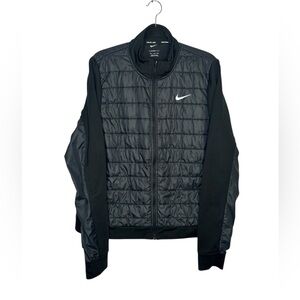 Nike Women’s Black Therma-FIT Quilted Running Jacket Size XXL